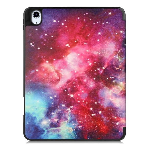 Til iPad Air 11 (2024) Slim Fit Trifoldbart deksel Pennebrett - Galaxy