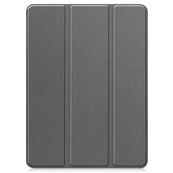 Til iPad Pro 11 (2024) Slim Fit Tri - Foldbart Etui Pennebrett - Grå