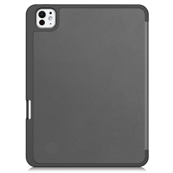 Til iPad Pro 11 (2024) Slim Fit Tri - Foldbart Etui Pennebrett - Grå