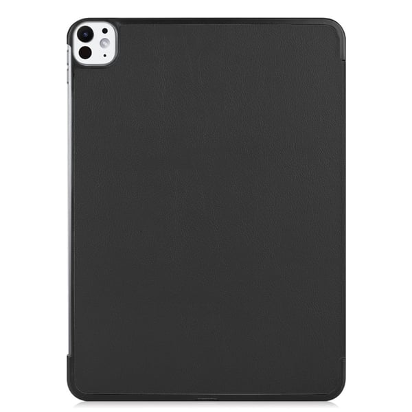 Til iPad Pro 11 (2024) Etui Tre - fold Stativ Tablet Cover - Sort