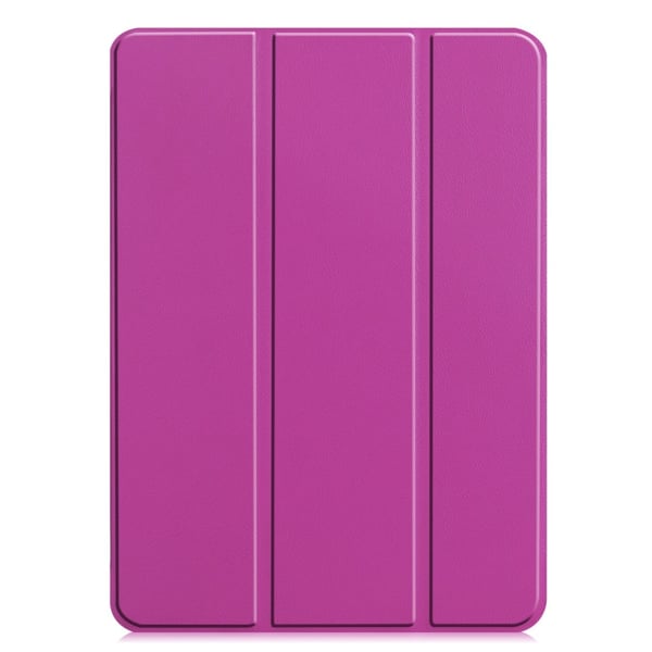 Til iPad Pro 11 (2024) Etui Tre - fold Stativ Tablet Cover - Lilla