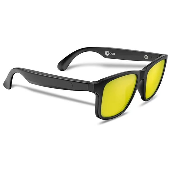 LENOVO C8 - Lite Bluetooth Aurinkolasit Headset Langattomat kuulokkeet - Keltainen