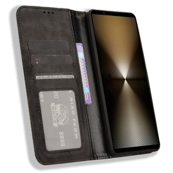Xperia 1 VI Lommebok - deksel - Svart