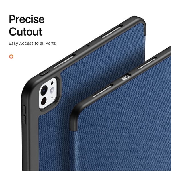 DUX DUCIS Domo iPad Pro 13 (2024) Deksel Trefoldelig - Blå