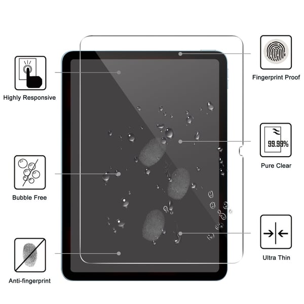 For iPad Air 11 (2024) Skjermbeskytter i Herdet Glass