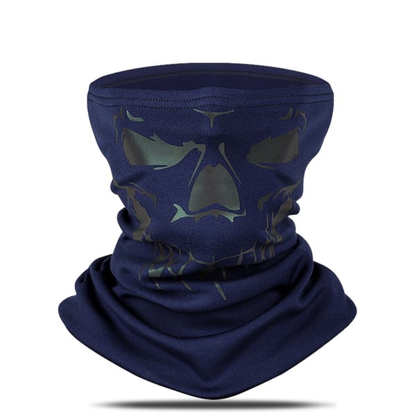 Bandana Mask Ansiktsmaske Halsvarmer Vindtett Balaclava - Blå