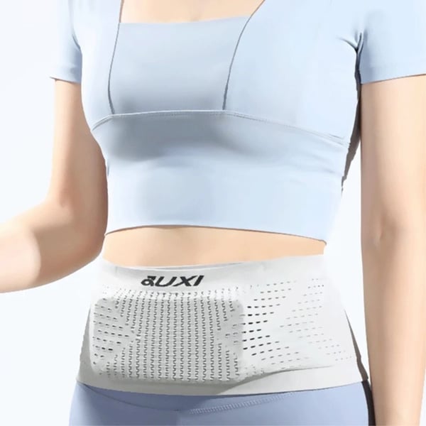 Elastisk løbebælte - taljetaske Fanny Pack - Sort / L