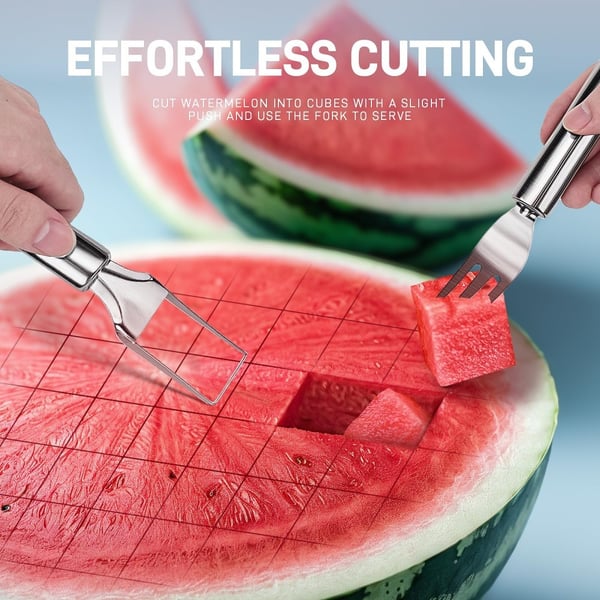 Vannmelon Vannmelonkutter Fruktgaffel Kjøkkenverktøy