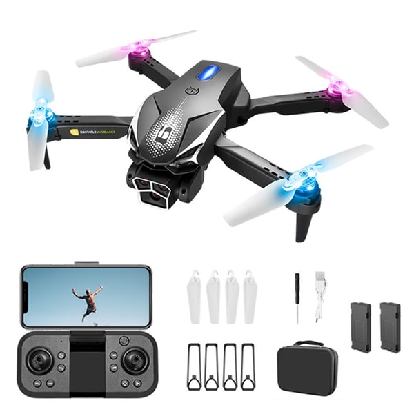 LU600 RC Drone Drone Drone med HD - kamera Doble batterier Firesidig hinderunngåelse