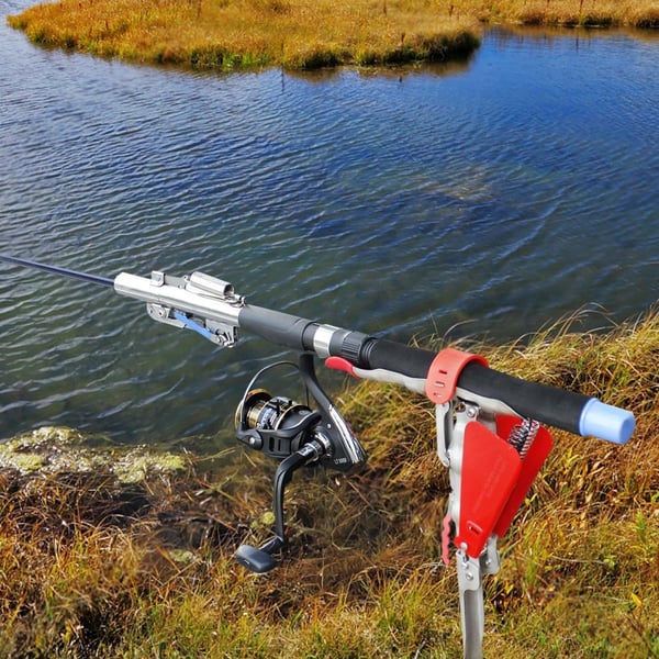 Automatisk fjäder spöhållare Fiskespö fällbar konsol Fiske