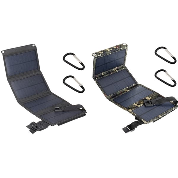 20W sammenleggbar solcellepanel bærbar kraftstasjonsgenerator USB - lader
