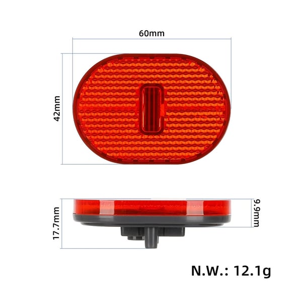For scooter Xiaomi 4 Pro/4 Lite plast lampeskjerm baklysbeskytter