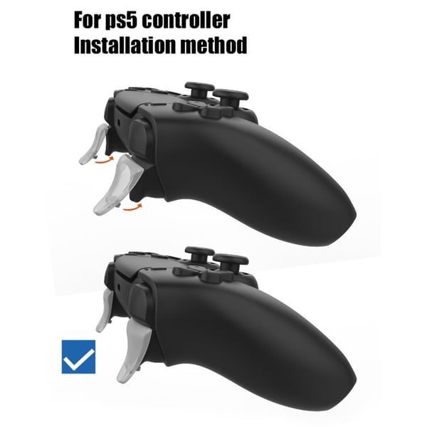 Förlängd triggerknapp för Sony PS5 L2 / R2 Trigger + Key Cap