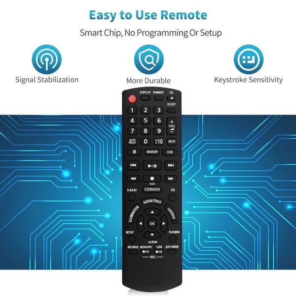 TV - fjernkontroll erstatning for N2QAYB001094 for Panasonic TV
