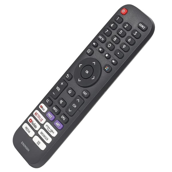 Erstatning av TV - fjernkontroll for EN2N30H for Hisense TV