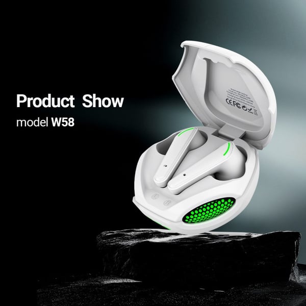 CELEBRAT Kobra Design Bluetooth In - Ear Hodetelefoner Stereo Hodesett - Hvit