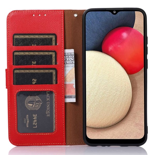 KHAZNEH Til Google Pixel 9/Pixel 9 Pro Lommebok - deksel Litchi Texture Telefonveske