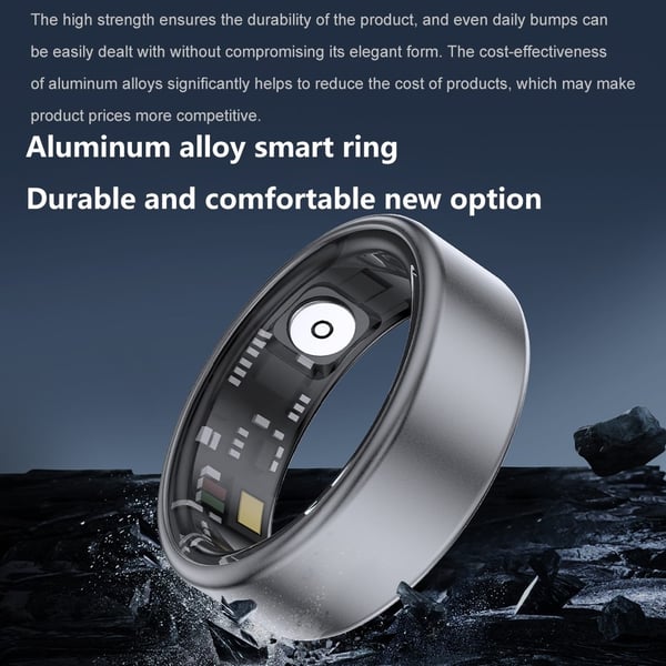 Smart Ring Bluetooth Finger Health Tracker 18,2 mm sisähalkaisija