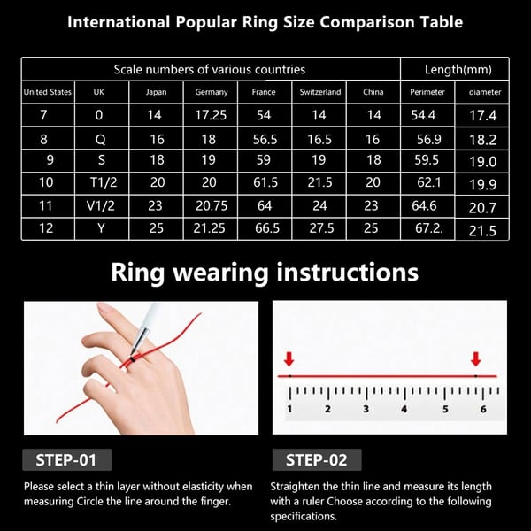 Smart Ring Bluetooth Finger Health Tracker 21,5 mm indre diameter