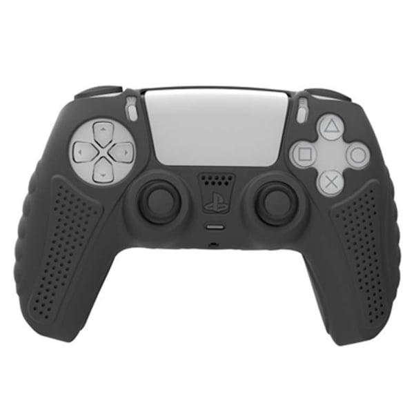HONSON Beskyttelsesdeksel til Sony Playstation 5 Anti - Slip Silikon Huddeksel - Svart
