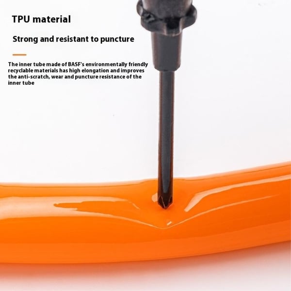Ultralett sykkelslange med 2 dekkreparasjonslapper - 700C Presta Ventil 80mm