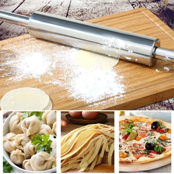 Rustfritt stål Rullestift Non - stick bakdeigstekjøkken - 43 cm