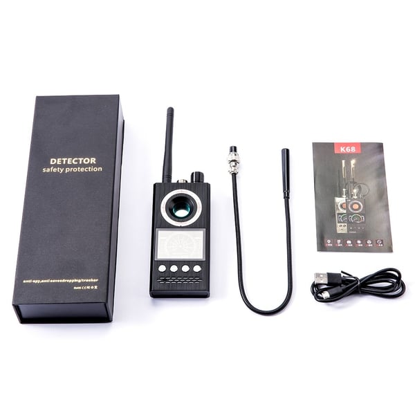trådløs signaldetektor RF Bug Finder Anti - Spy Kameradetektor GPS Tracker Locator opgraderet version