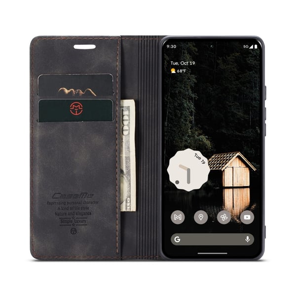 CASEME Til Google Pixel 9 Pro XL Veske Stativ Telefonveske
