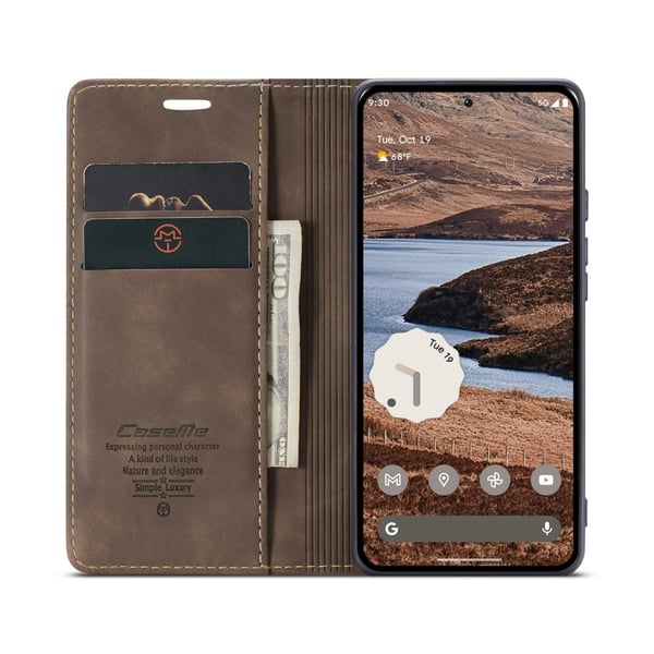 CASEME Til Google Pixel 9 Pro XL Veske Stativ Telefonveske