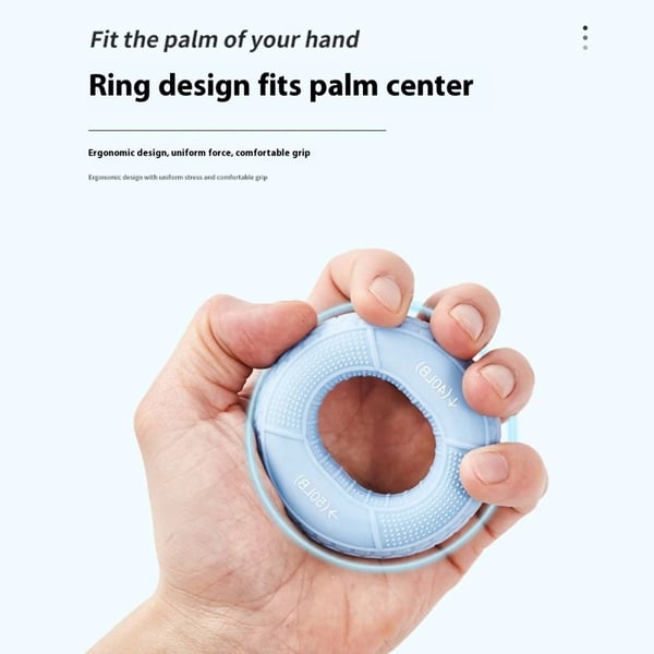 Håndgrepsforsterker Underarm Finger Håndleddmuskeltrener - 50 - 60LB/grå