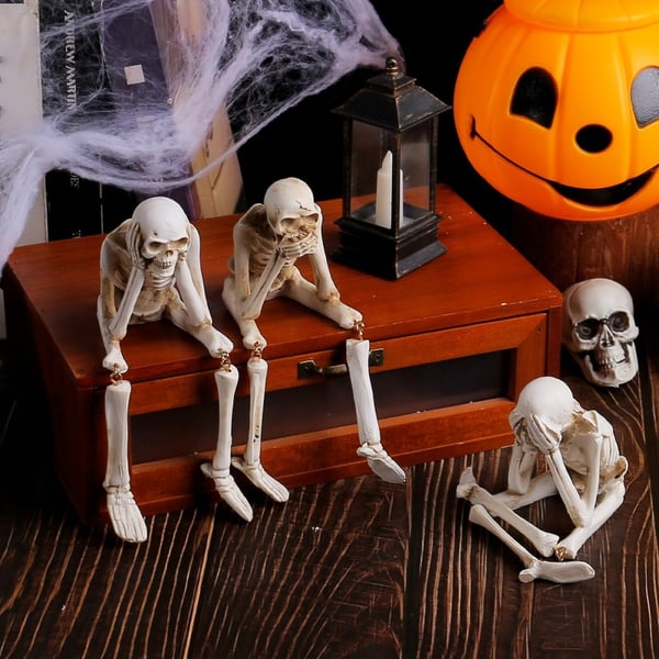 Halloween luurankohahmo Spooky Skull Decoration Party Haunted - Say No Evil