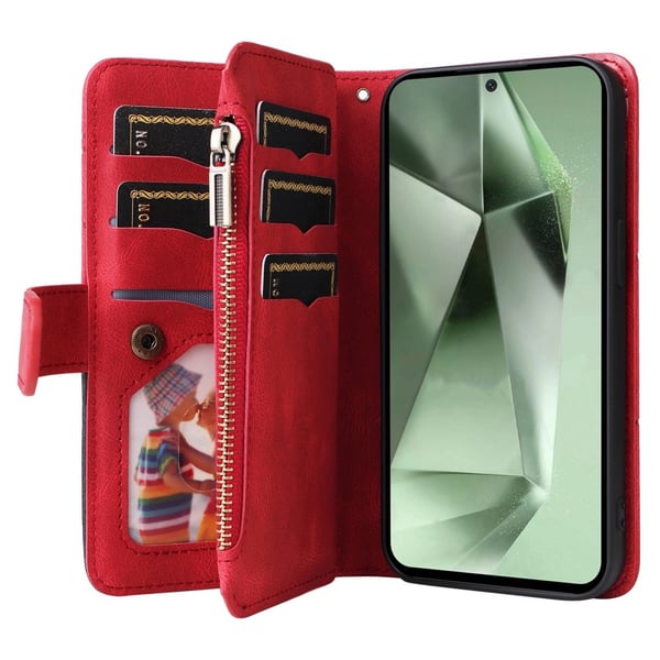 KS Lommebok - deksel til Samsung Galaxy S24 FE - Rød