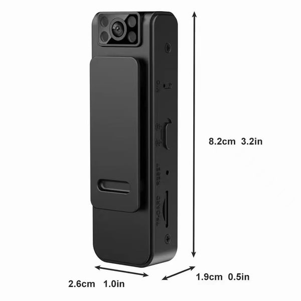 L8+ WiFi HD 1080P Minikamera Bakklipp Bodycam Stemme - og lydopptaker