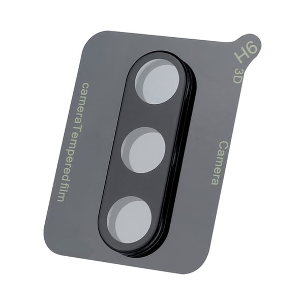 ENKAY 2 PCS til Samsung Galaxy S24 FE kameralinsedeksel herdet glass - svart