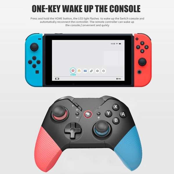 HONSON Kompatibel med Nintendo Switch Wireless Game Controller Vibration Design