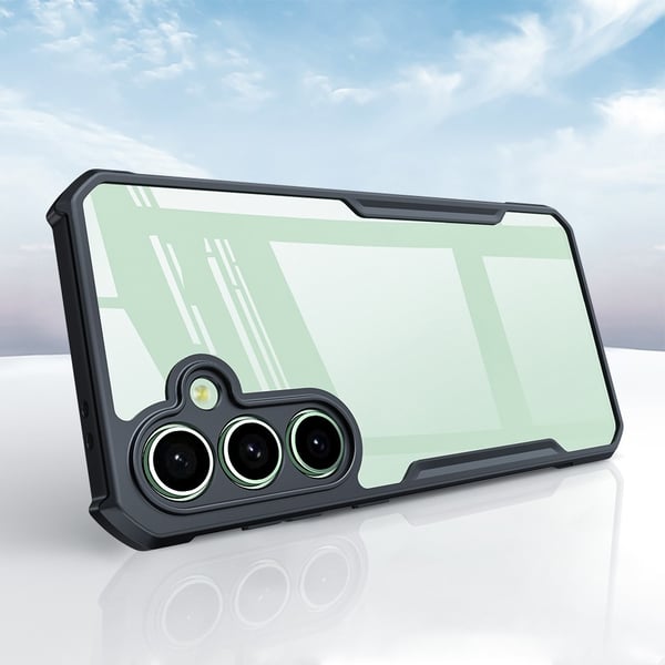 XUNDD TPU Hybrid Dekseldeksel til Samsung Galaxy S24 FE - Svart