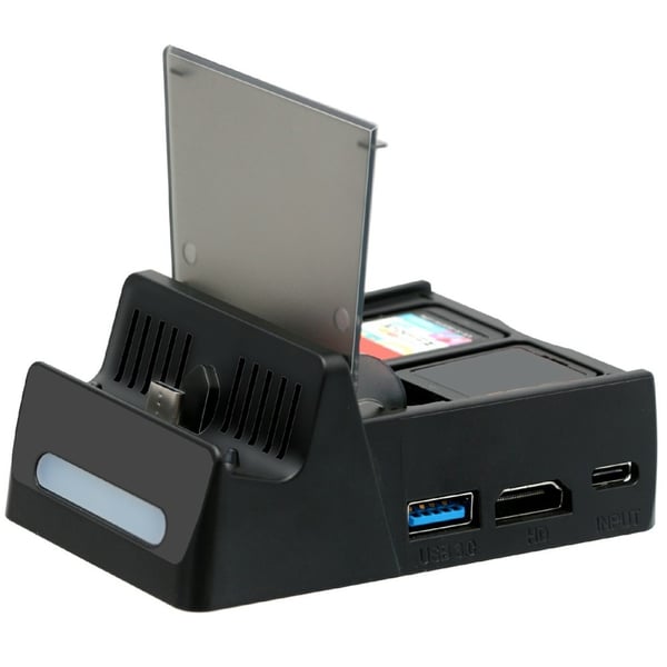Mini HD Video Converter Adapter kompatibel med Nintendo Switch Ladestation