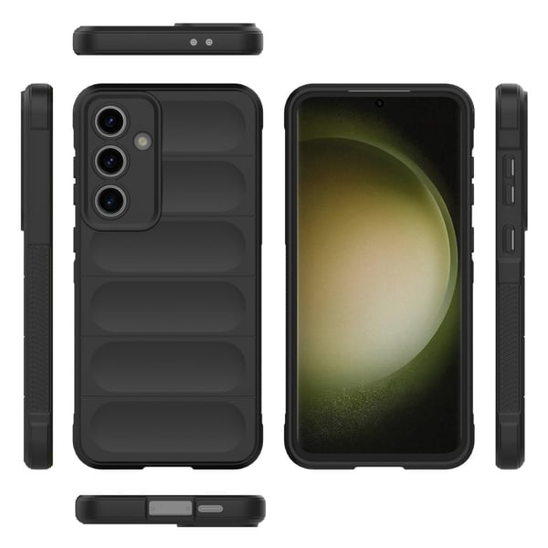 Til Samsung Galaxy S24 FE Blød TPU Stødsikkert Telefoncover - Sort