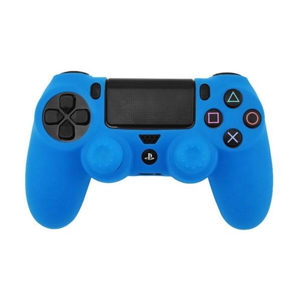 Deksel til Sony PlayStation 4 Pro Slim PS4 Anti - Slip Silikon Huddeksel - Blå