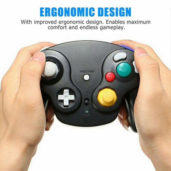 Kompatibel med Nintendo Gamecube Wireless Gamepad Turbo Vibration Game Controller