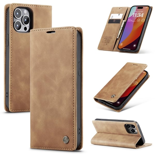 CASEME Retro tegnebog taske til iPhone 16 Pro Max