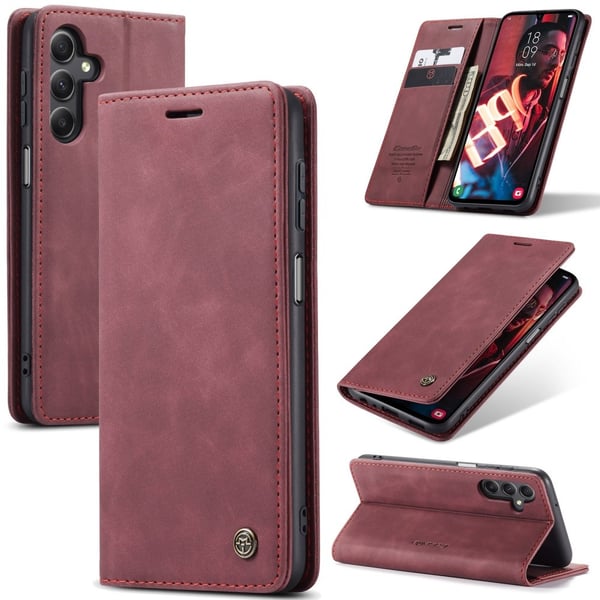 CASEME Lommebok - deksel Samsung Galaxy A16 - Rød