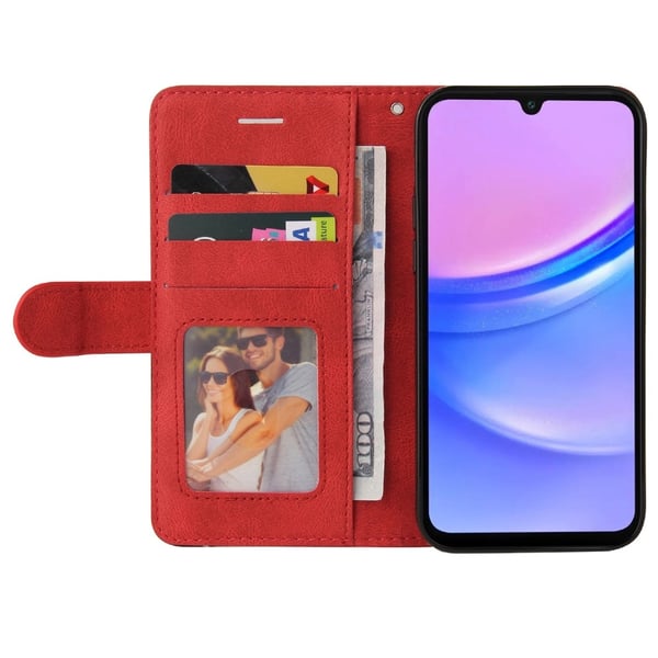 KT Lommebok - deksel til Samsung Galaxy A16 - Rød
