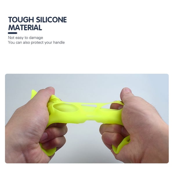 Playstation 5/PS5 silikonskallveske mot skli beskyttelse - gul