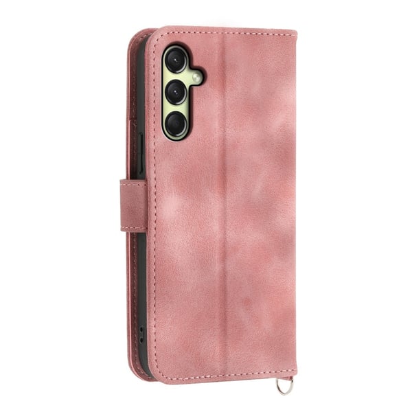Til Samsung Galaxy A16 5G/A16 4G Deksel med Blomstermønster Lommebok - deksel - Rosa