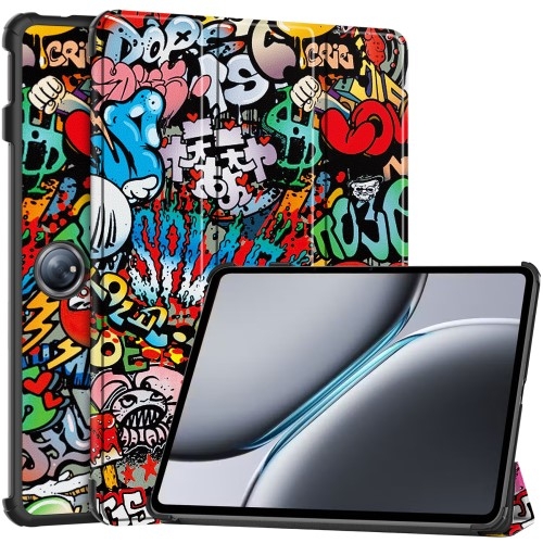 Slim Fit Dekselveske til OnePlus Pad 2 Auto Wake/Sleep - Graffiti