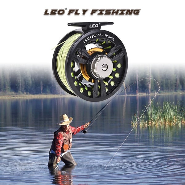 LEO 30m/100ft vekt fremover flytende fluefiskelinje nylonkjernefluelinje - WF - 5F