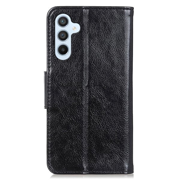 Til Samsung Galaxy A16 Lommebok - deksel Teksturert Split - Svart