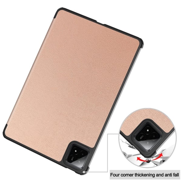 Slim Fit Dekselveske Til Xiaomi Pad 7 Auto Wake/Sleep - Rose Gold