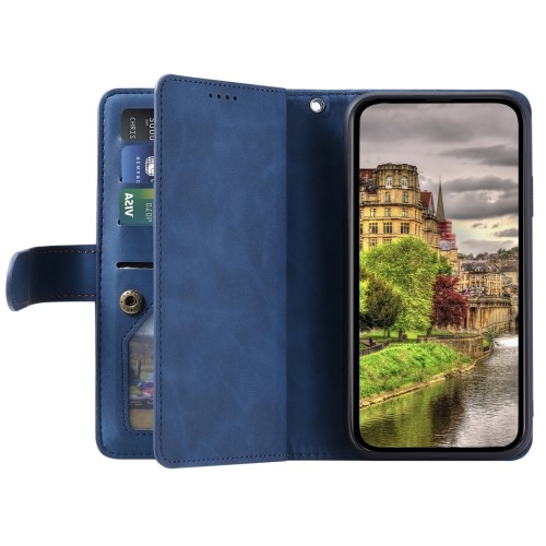 Til Xiaomi 14T Pro - deksel med glidelås og 9 kortspor